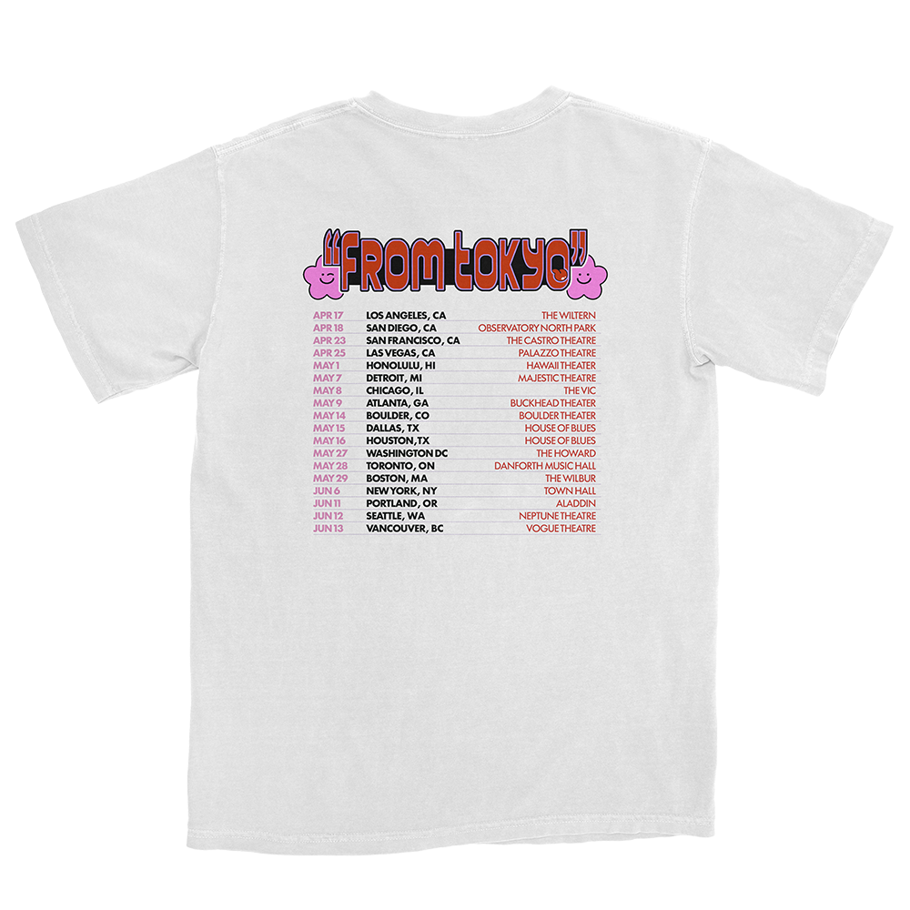 From Tokyo Tour White T-Shirt